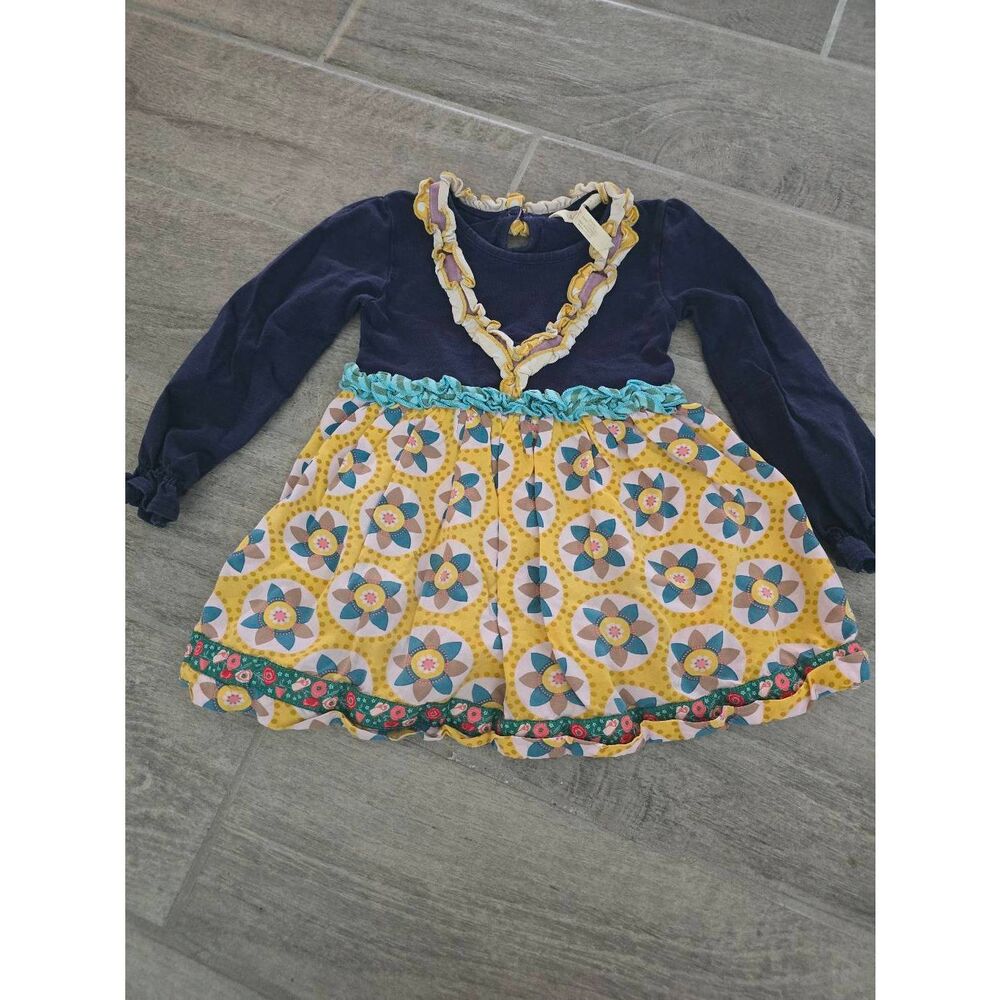 Baby Toddler Girl Matilda Jane Once Upon A Time Country Damsel Dress Blue Yellow